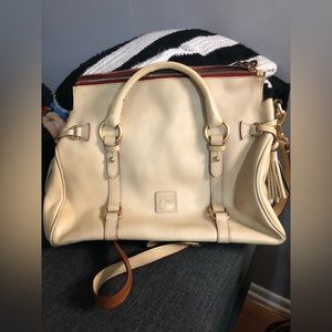 Dooney Bourke  Florentine Taupe Large Satchel Handbag